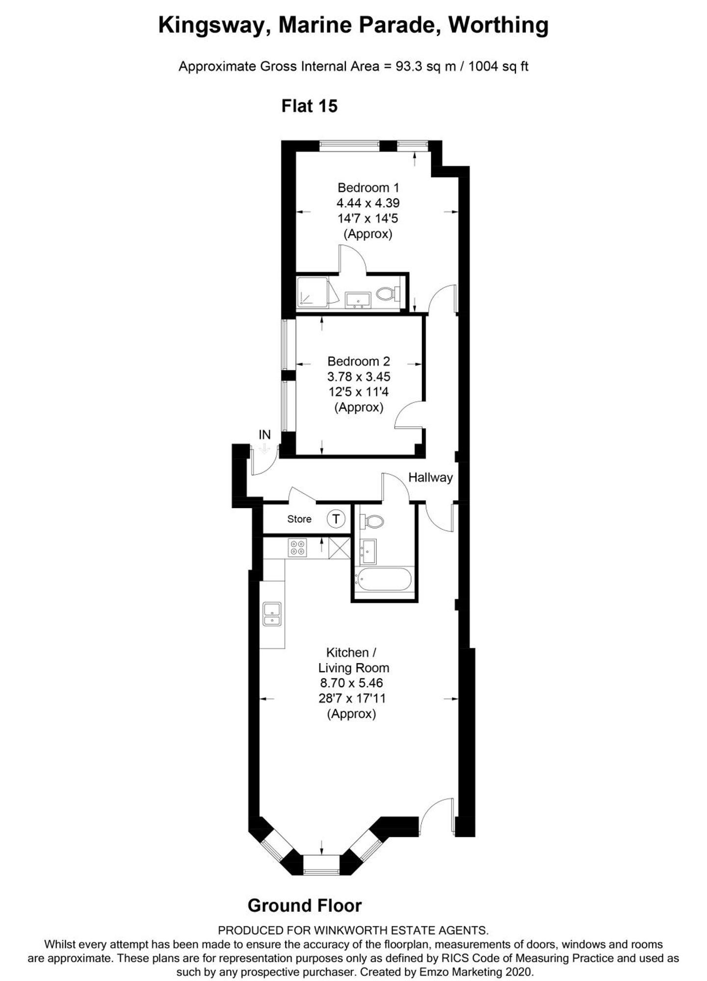 Stunning 2 Bed Apartment Sea Views And Parking Worthing Exterior foto